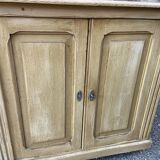 Petit meuble alsacien rustique vers 1900 sapin peint buffet meuble métier art populaire enfilade