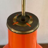 70's dual-light opaline lamp