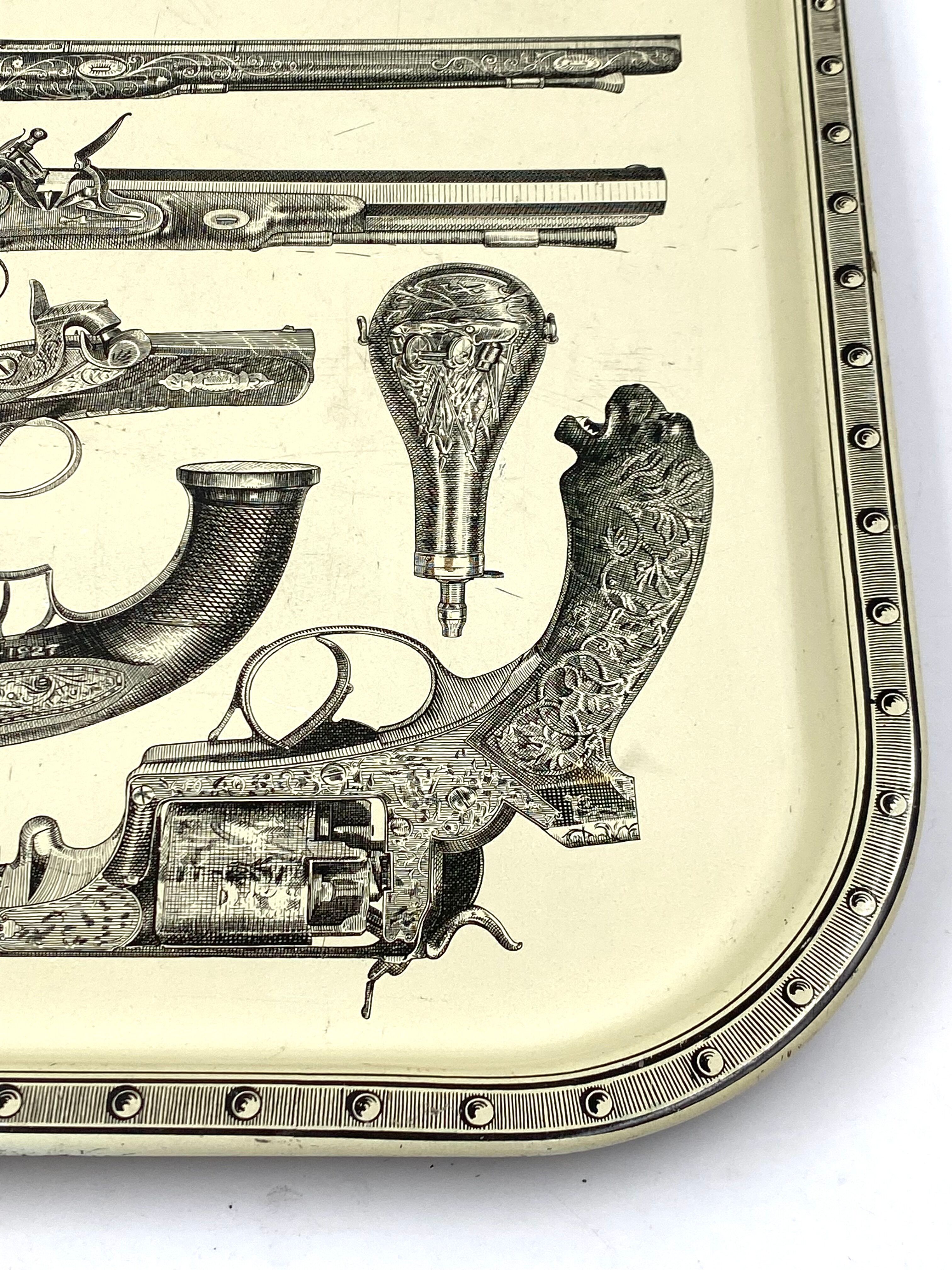 Piero Fornasetti, 'Guns' Tray, Atelier Fornasetti, ca. 1960