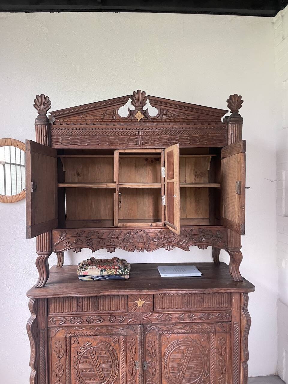 Auvergne brutalist folk art furniture 1890