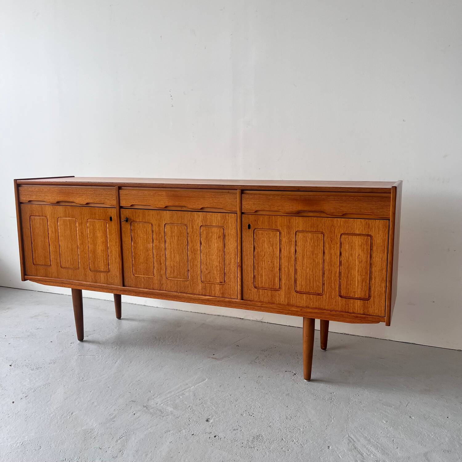 Buffet en teck, Norvège, années 1960