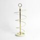 Extraordinary rare Mid Century Modern umbrella stand in string helix design