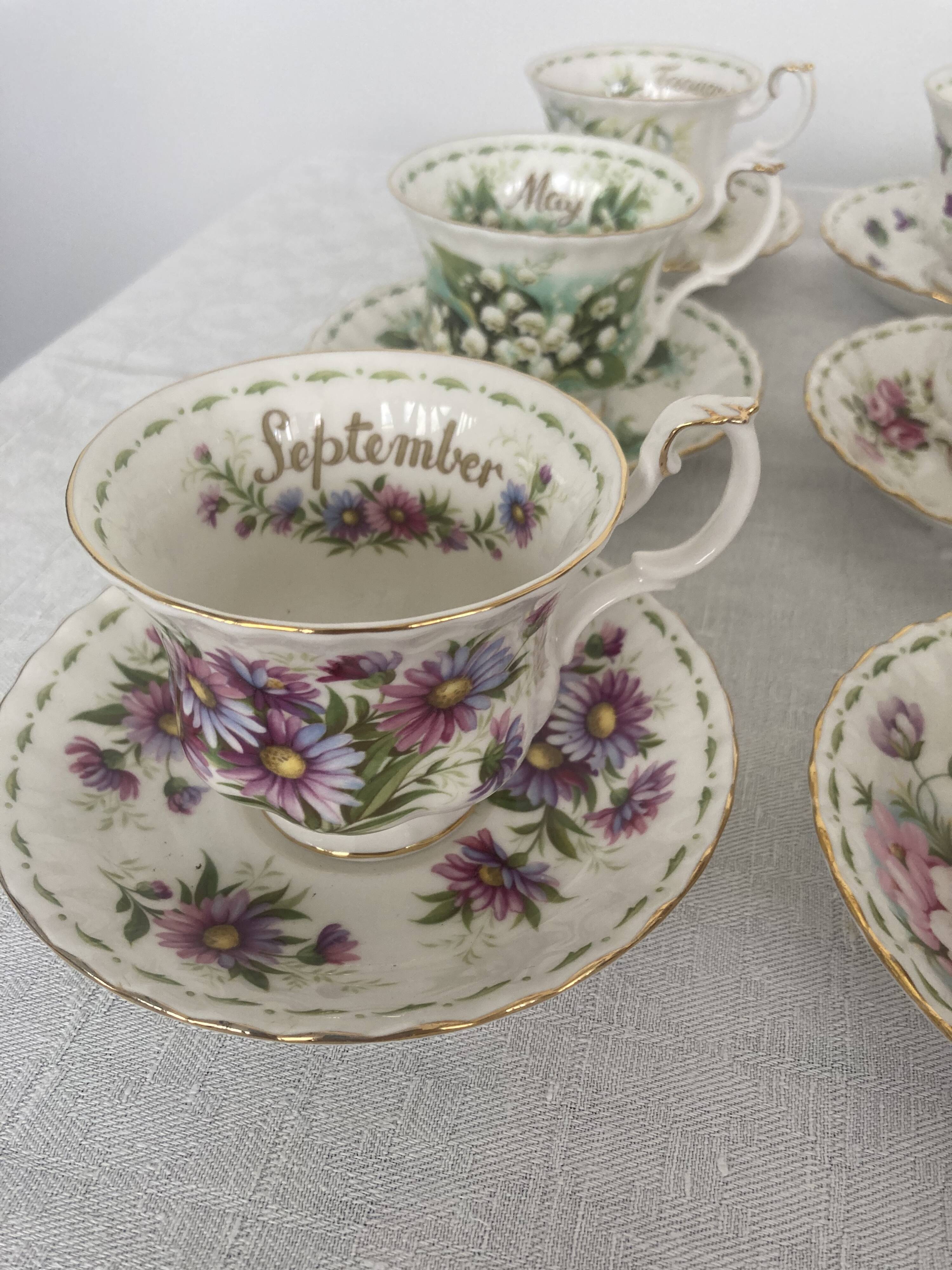 Tea set “the months” Royal Albert 27 pieces
