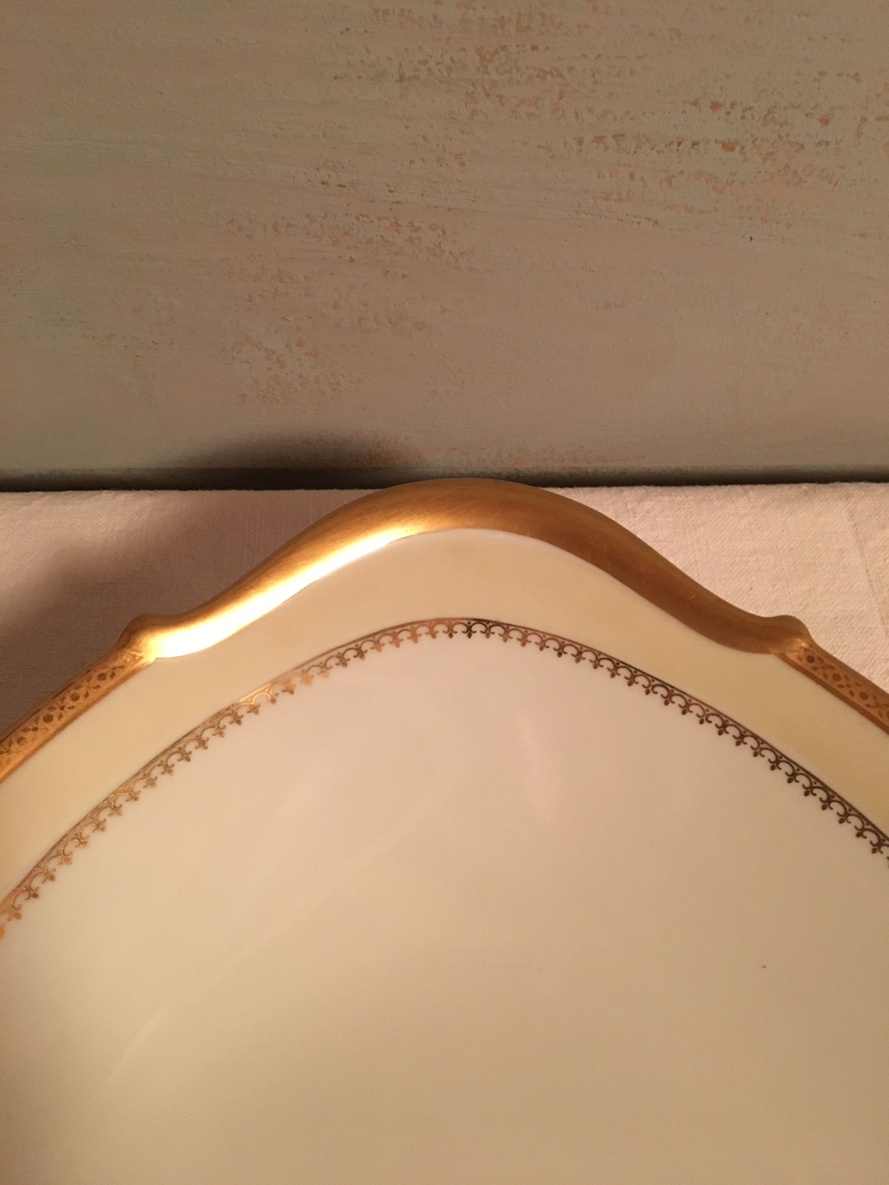 Porcelain dish from Limoges Raynaud