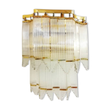 Lamp glass wall lamp 1980