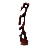 1960's abstract wooden sculpture