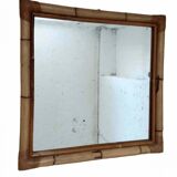 Bamboo mirror 70s