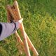 Retro bamboo stool