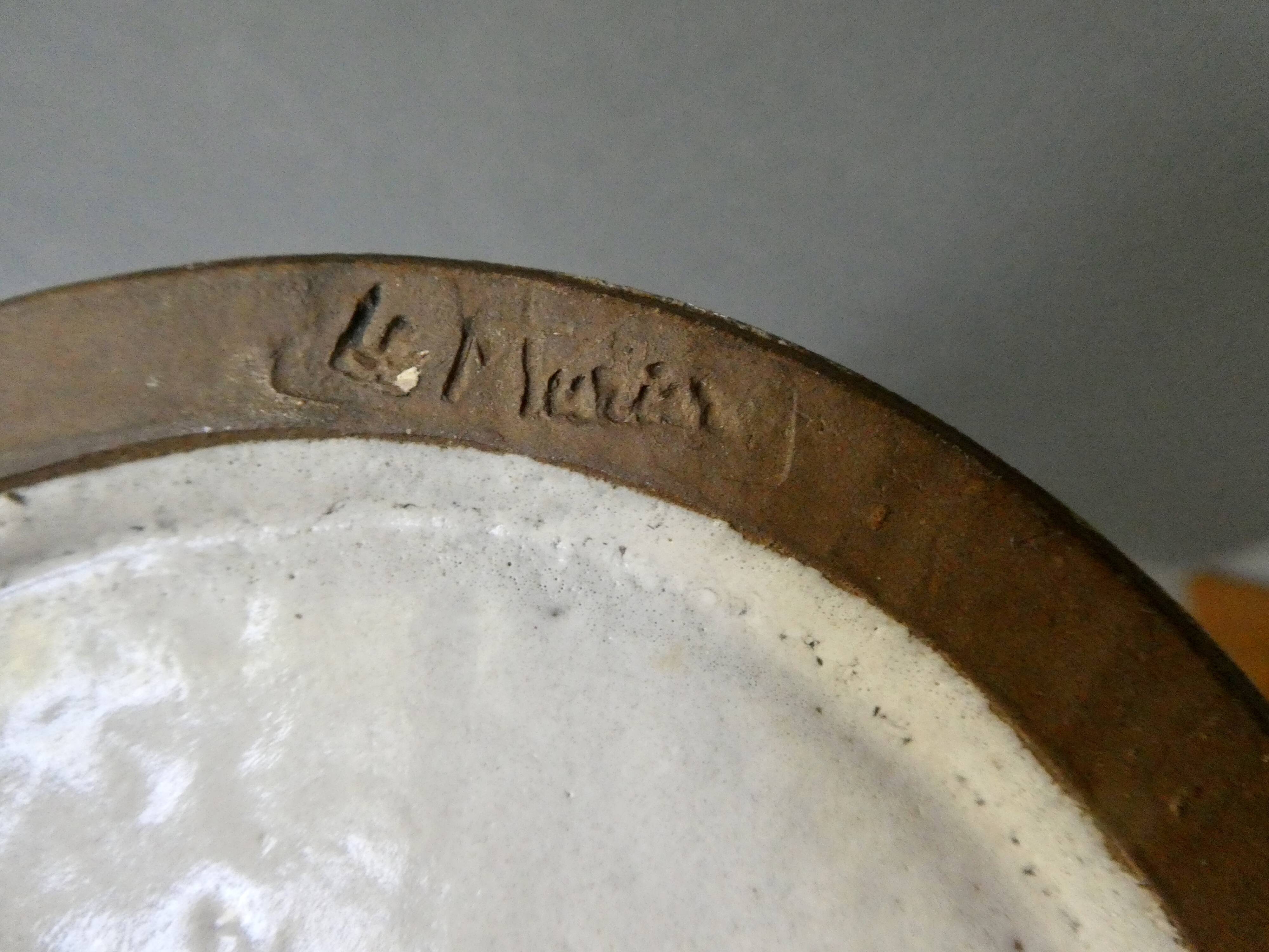 Vallauris ceramic pitcher, Le Murier