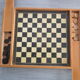 Boite de jeux en bois années 60'