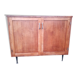 Low storage sideboard 2 doors iron base year 50 60