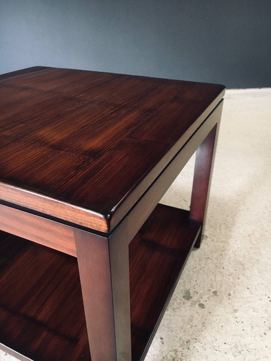 Postmodern Bamboo Side Table by Axel Vervoordt, Belgium, 1980s