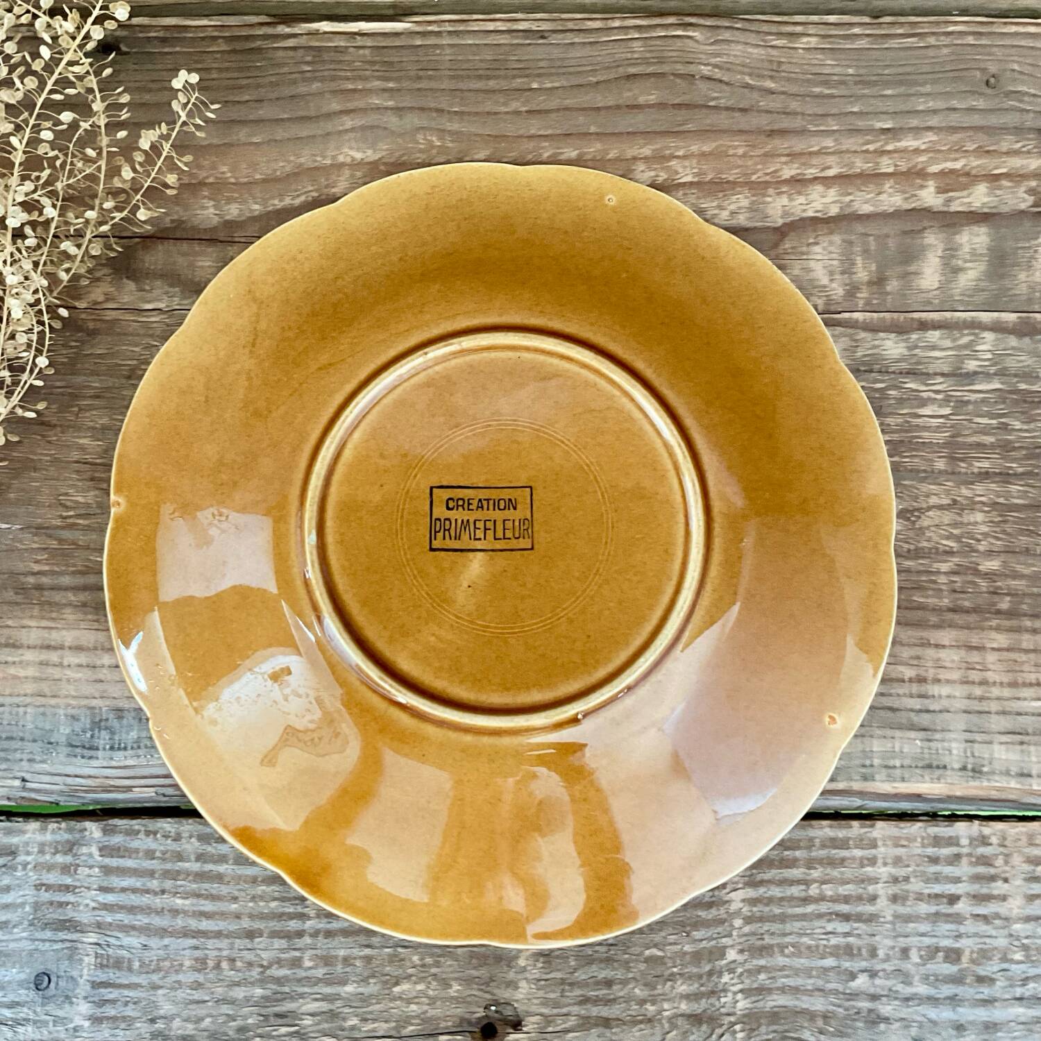 Assiette « création primefleur » gien france