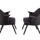 Set of 2 swallow armchairs,1960s