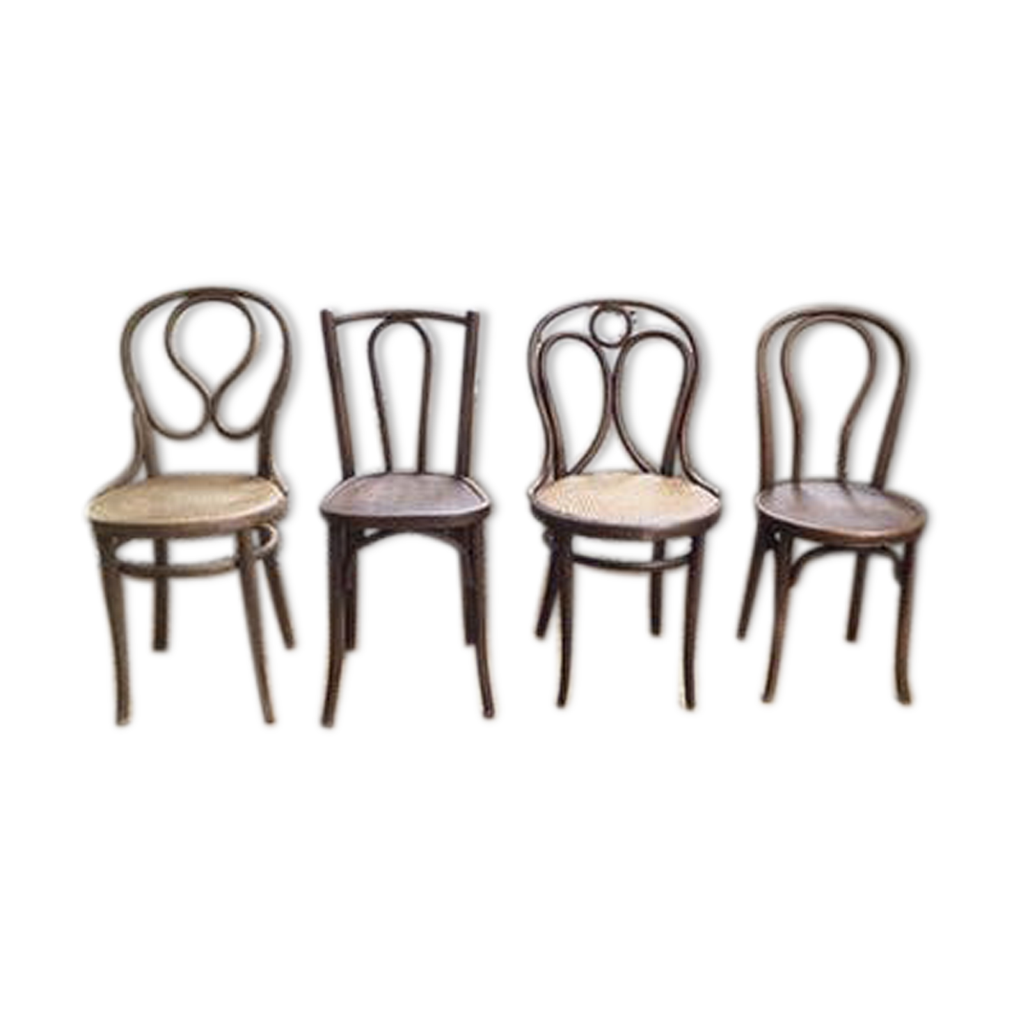 Lot 4 bistro chairs Thonet No.19, 20 & 208