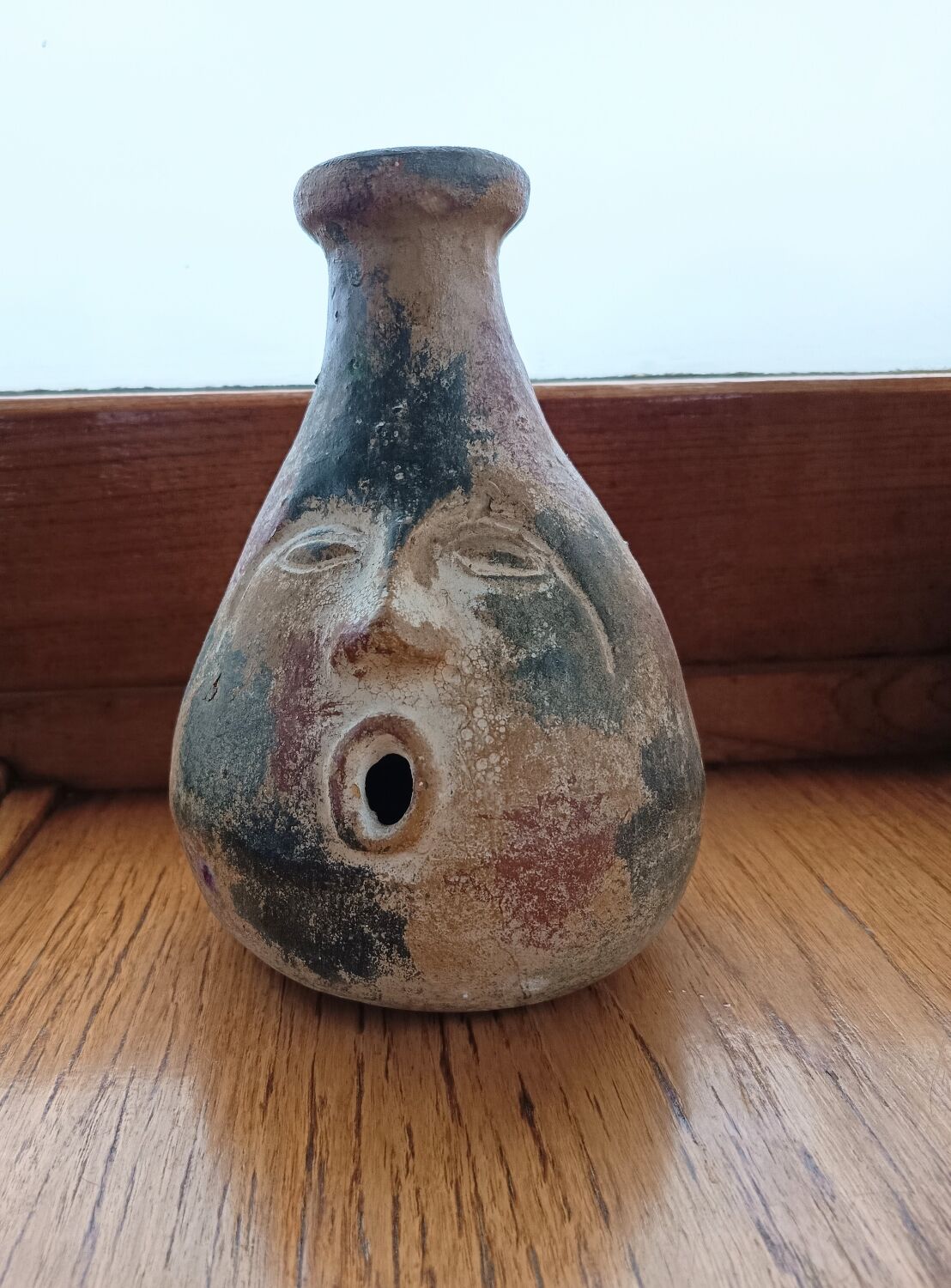 Handcrafted anthropomorphic vase