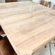 Art Deco dining table made of solid wood.