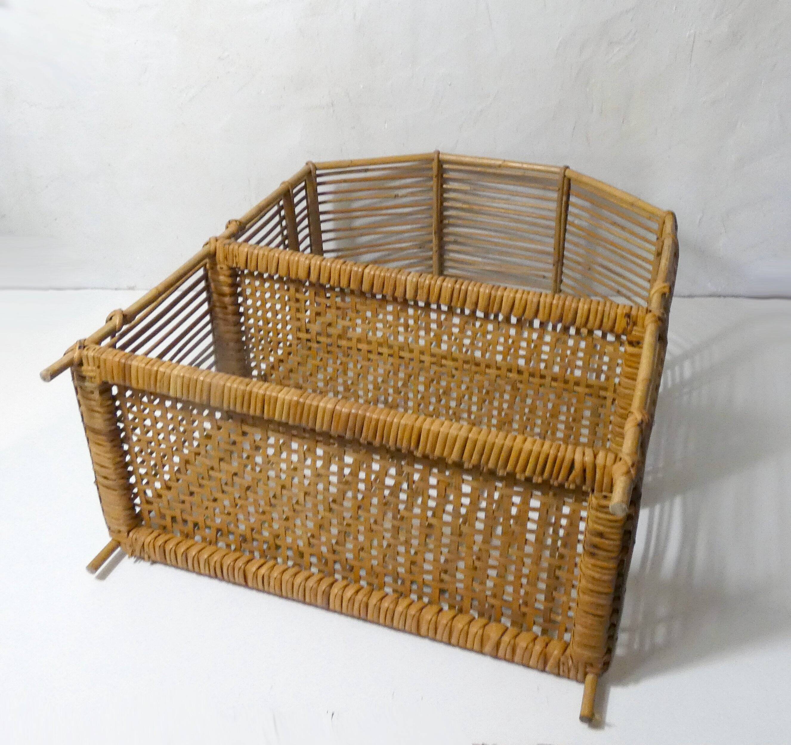 rattan shelf