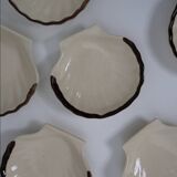 Small shell dishes, Emile Henry 1960