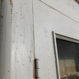 Former window buffet - aged white patina