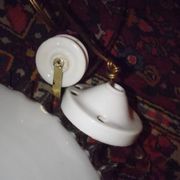 1930s brass "up and down" suspension