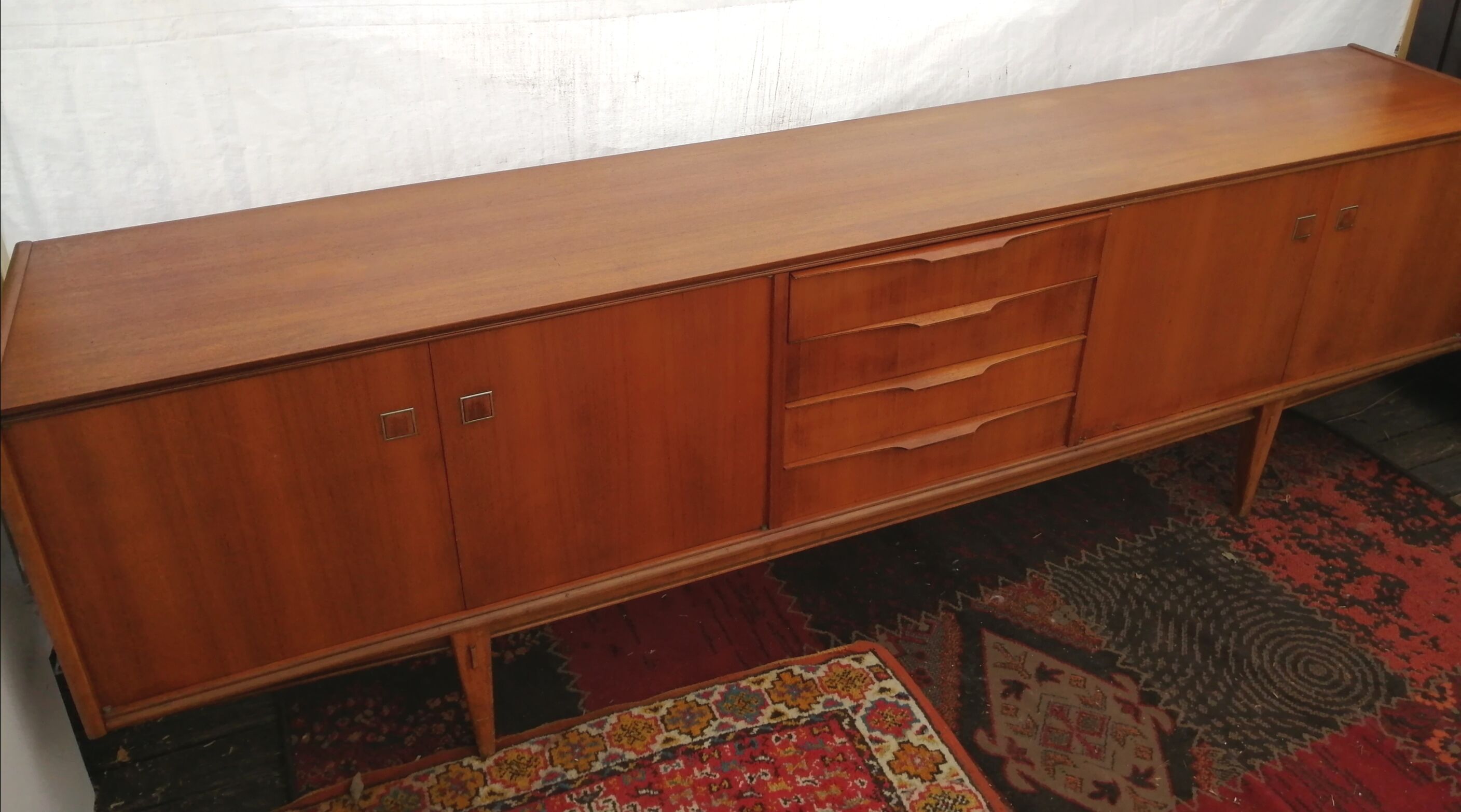 Scandinavian vintage teak sideboard, 60s