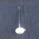 A fine silver-plated Art Nouveau sauce spoon/punch ladle, made by S.F.A.M.,