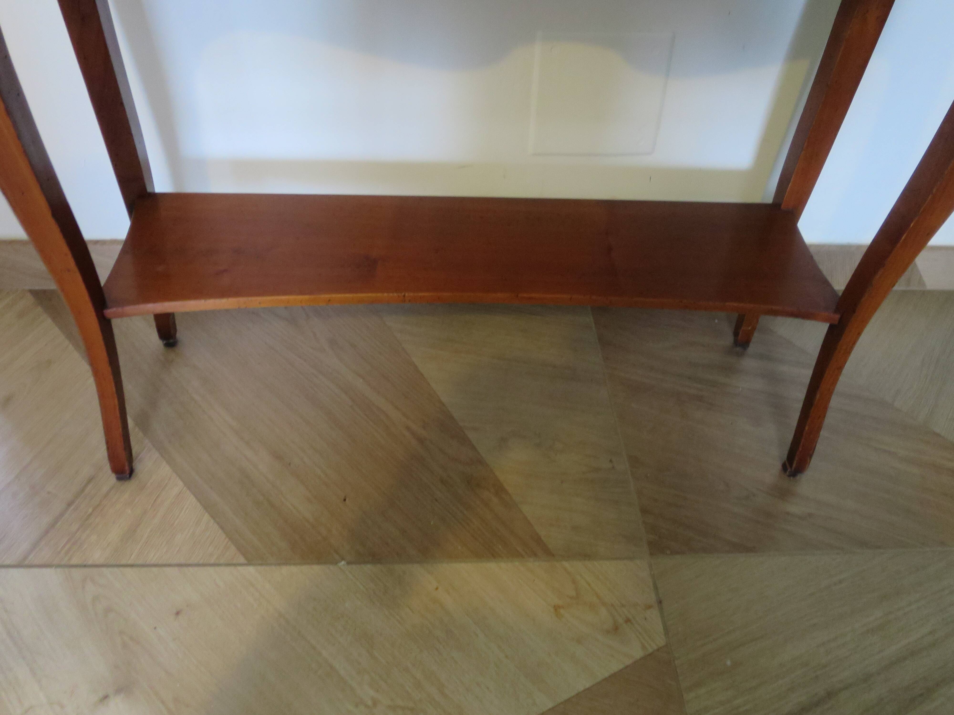 Cherry console with 2 drawers - Louis XV style - cherry wood