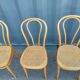 6 chairs canned old vintage bistro