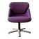 Purple Space Age swivel office chair from the 70s.