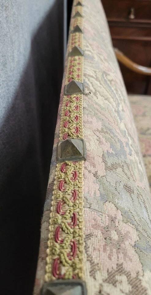 Louis XIII style walnut chateau bench circa 1850