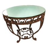 Wrought iron gueridon 1940s