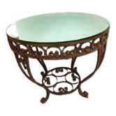 Wrought iron gueridon 1940s