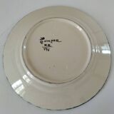 Antique HB Quimper plate – Portrait of a Breton – circa 1930