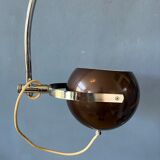 Wall lamp arc lamp Herda eyeball chrome space age