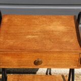 dark bedside table 1960