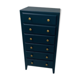 Vintage peacock green dresser