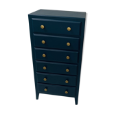 Vintage peacock green dresser