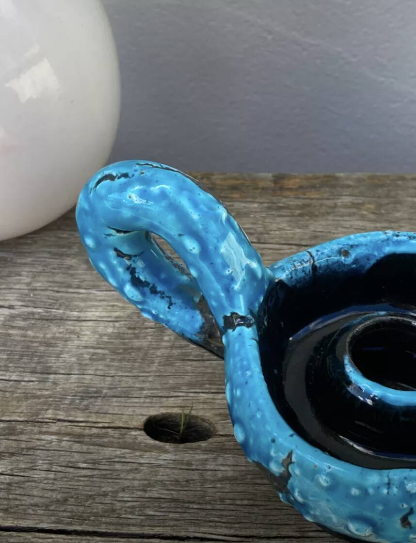 Vintage ceramic candle holder 1960/1970
