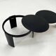 Set of 2 large reversible nesting tables by G. Frattini for Cassina, 70
