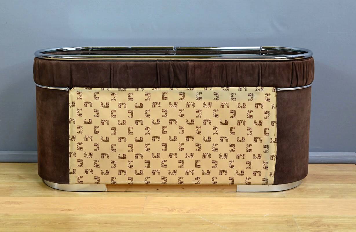 Dressing table and its pouf, Italian design – 1970