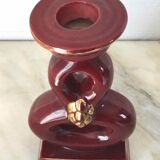 Candlestick ceramic art of bordeaux 1930