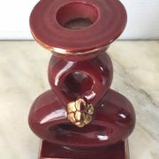 Candlestick ceramic art of bordeaux 1930