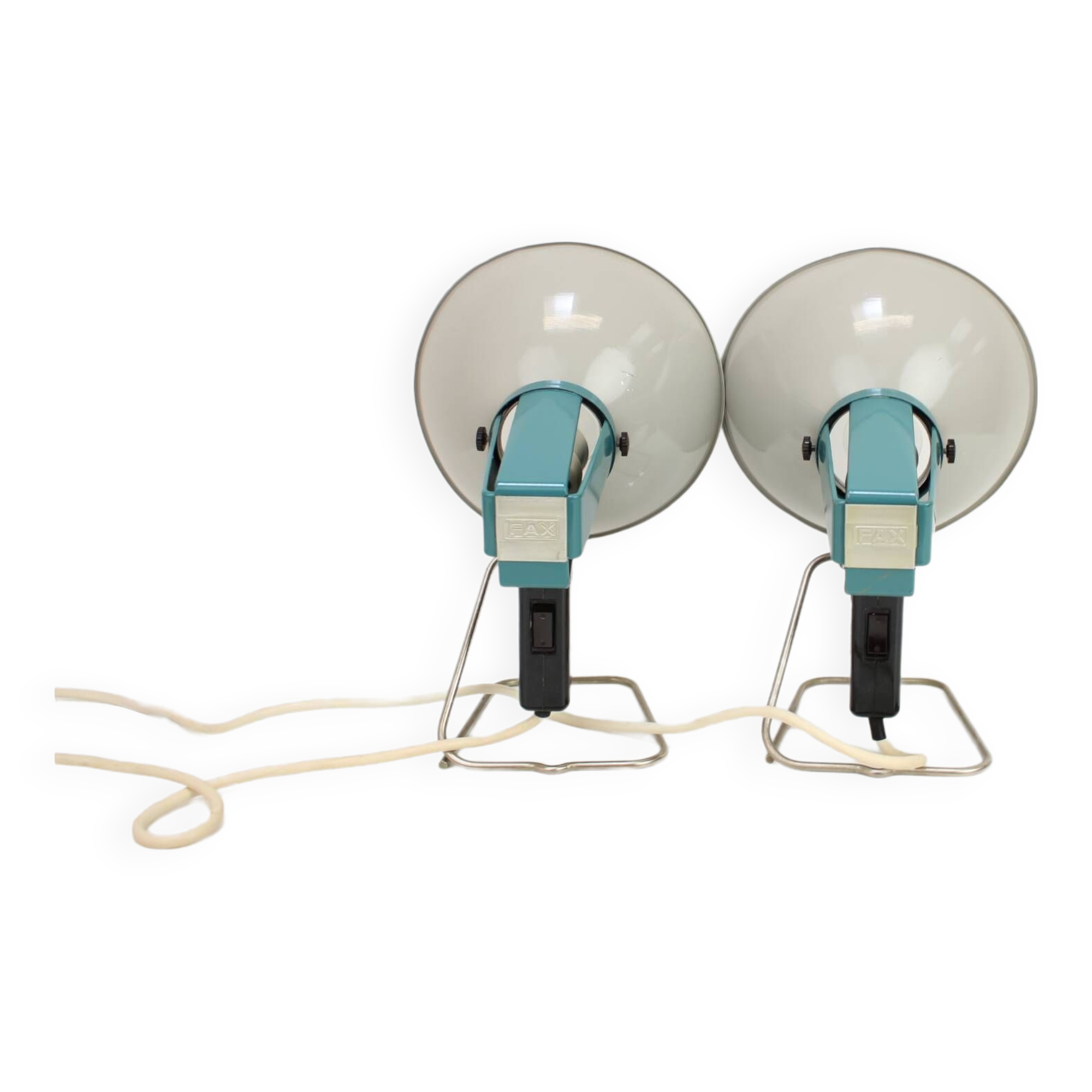 Set Of Two Vintage Adjustable Table Lamps by FAX, 1960s, Czechoslovakia