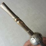 Ancienne cuillère / Bombilla à maté / thé, travail argentin