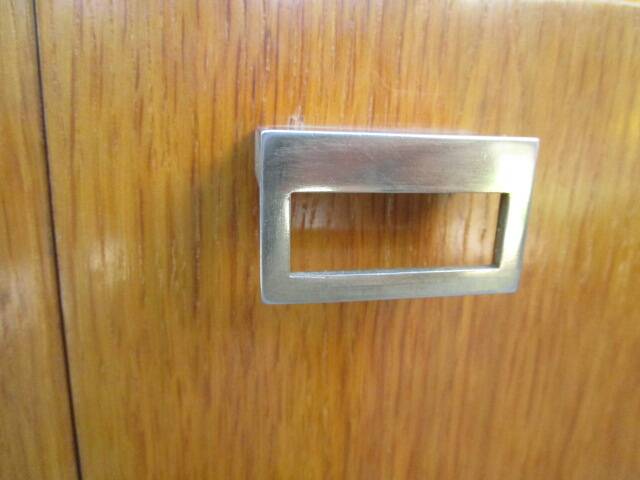 Vintage glass cabinet from the 60s