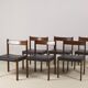 6 chaises de salle à manger Alfred Hendrickx pour Belform, années 1960, Belgique