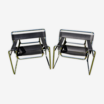 Wassily armchairs by Marcel Breuer