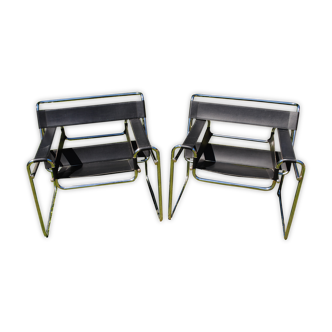 Wassily armchairs by Marcel Breuer