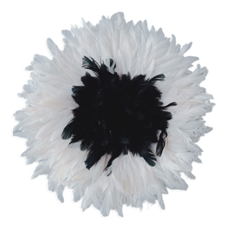 Juju hat noir contour blanc de 50 cm